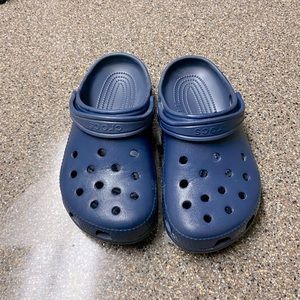 Navy blue crocs